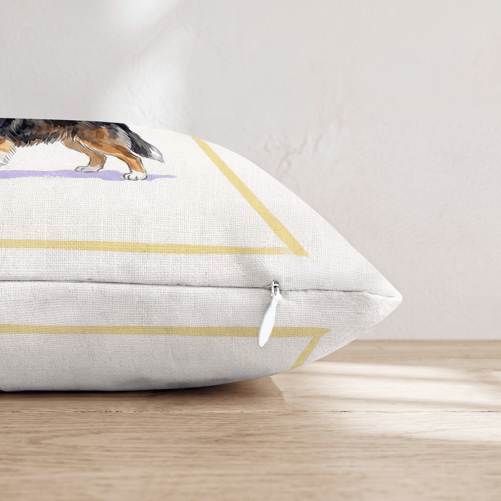 French 75 Sheltie Throw Pillow - Hillcroft Home