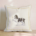 French 75 Springer Spaniel Throw Pillow - Hillcroft Home