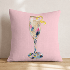 French 75 Twist Throw Pillow - Hillcroft Home