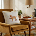 French 75 Vizsla Throw Pillow - Hillcroft Home