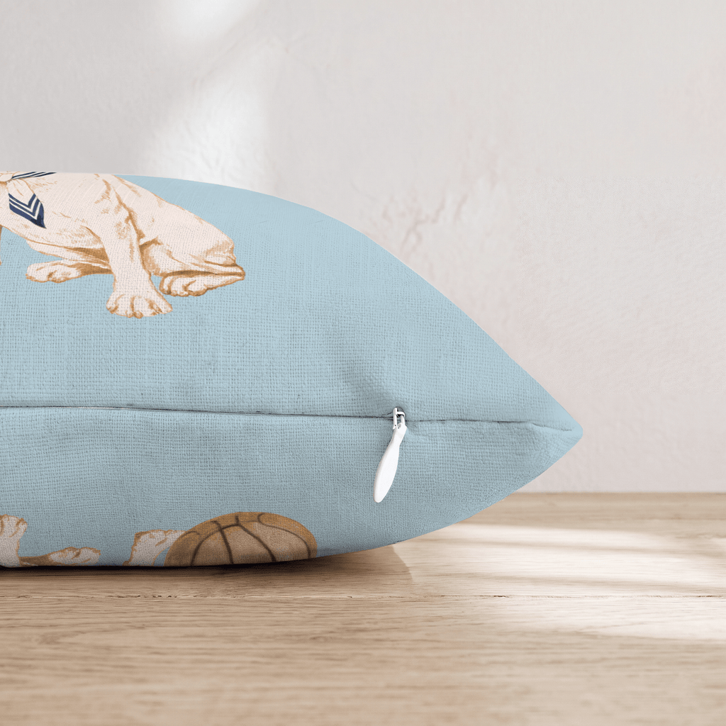 French Bulldog Buckets Throw Pillow - Hillcroft Home