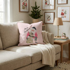 French Bulldog Christmas Embrace Throw Pillow - Hillcroft Home