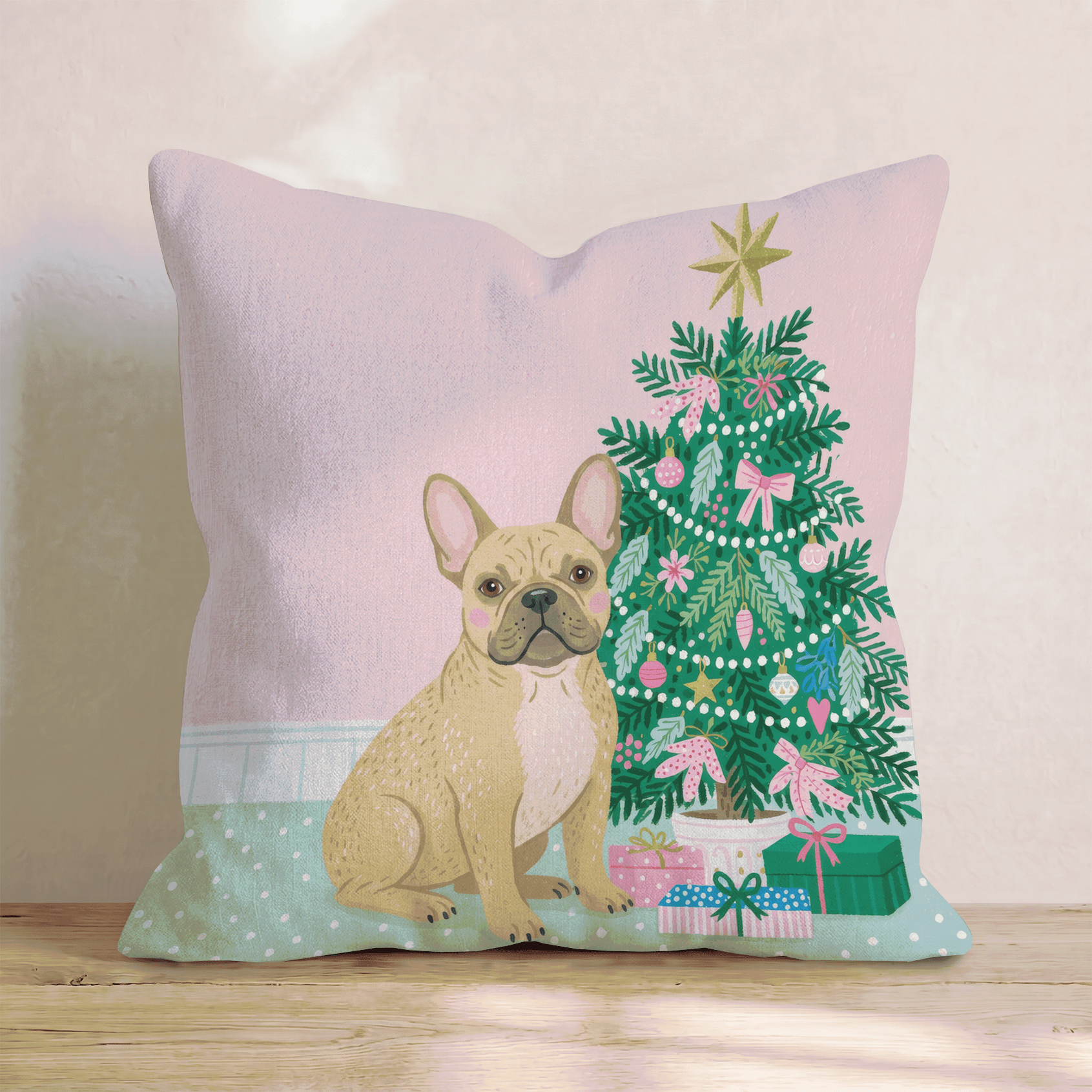 French Bulldog Nook Throw Pillow - Hillcroft Home