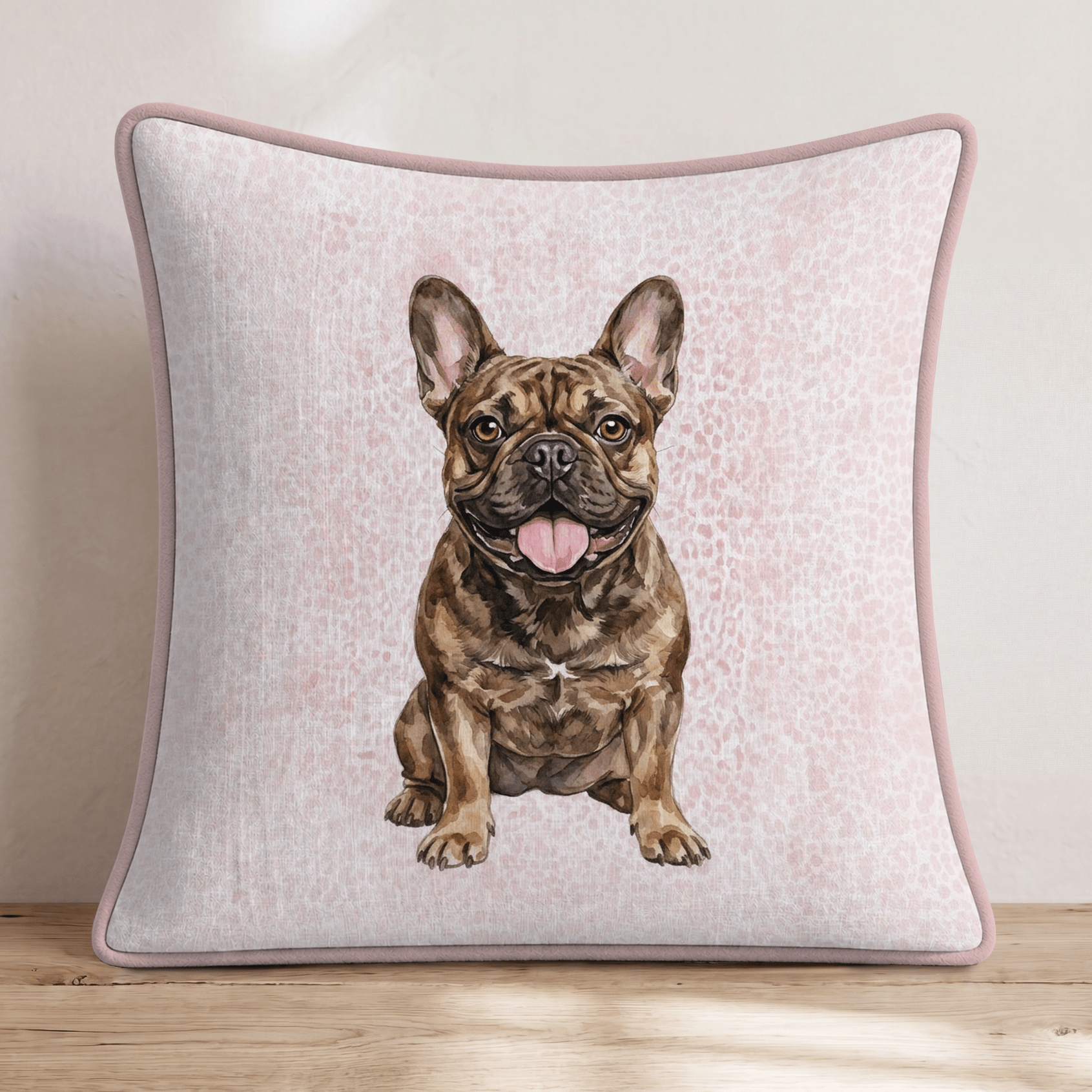 French Bulldog Play Date Throw Pillow - Hillcroft Home