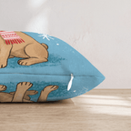 French Bulldog Scarf Throw Pillow - Hillcroft Home