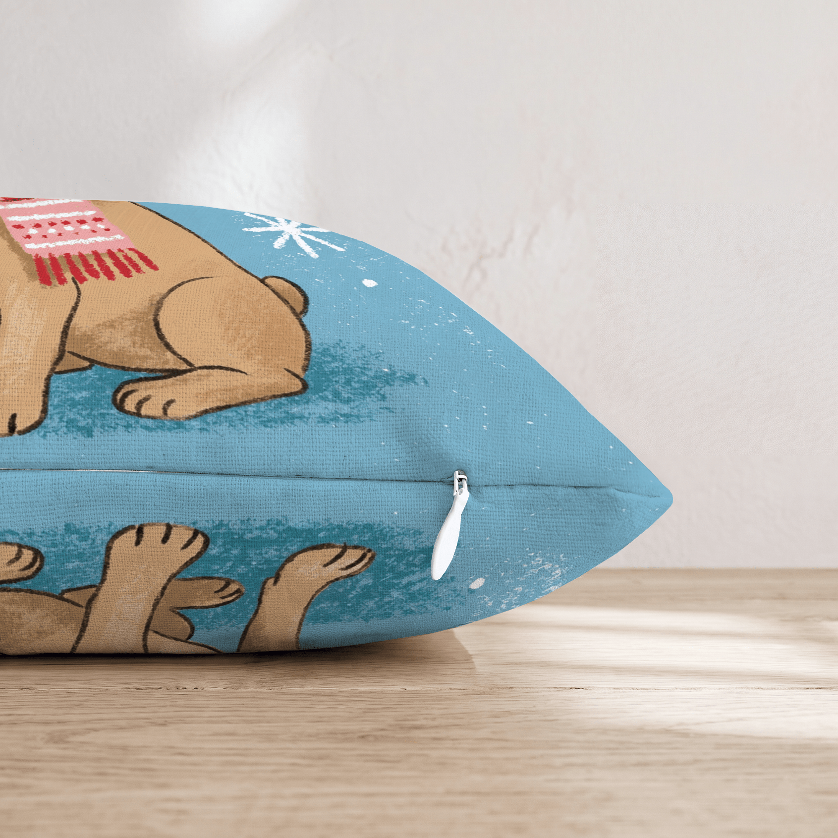 French Bulldog Scarf Throw Pillow - Hillcroft Home