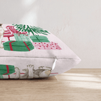 French Bulldog Sleigh Ride Throw Pillow - Hillcroft Home