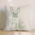 French Bulldog Throw Pillow - Hillcroft Home