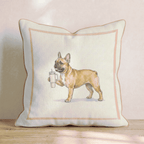 French Bulldog Tumbler Throw Pillow - Hillcroft Home