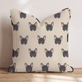 Frenchie Lounge Throw Pillow - Hillcroft Home