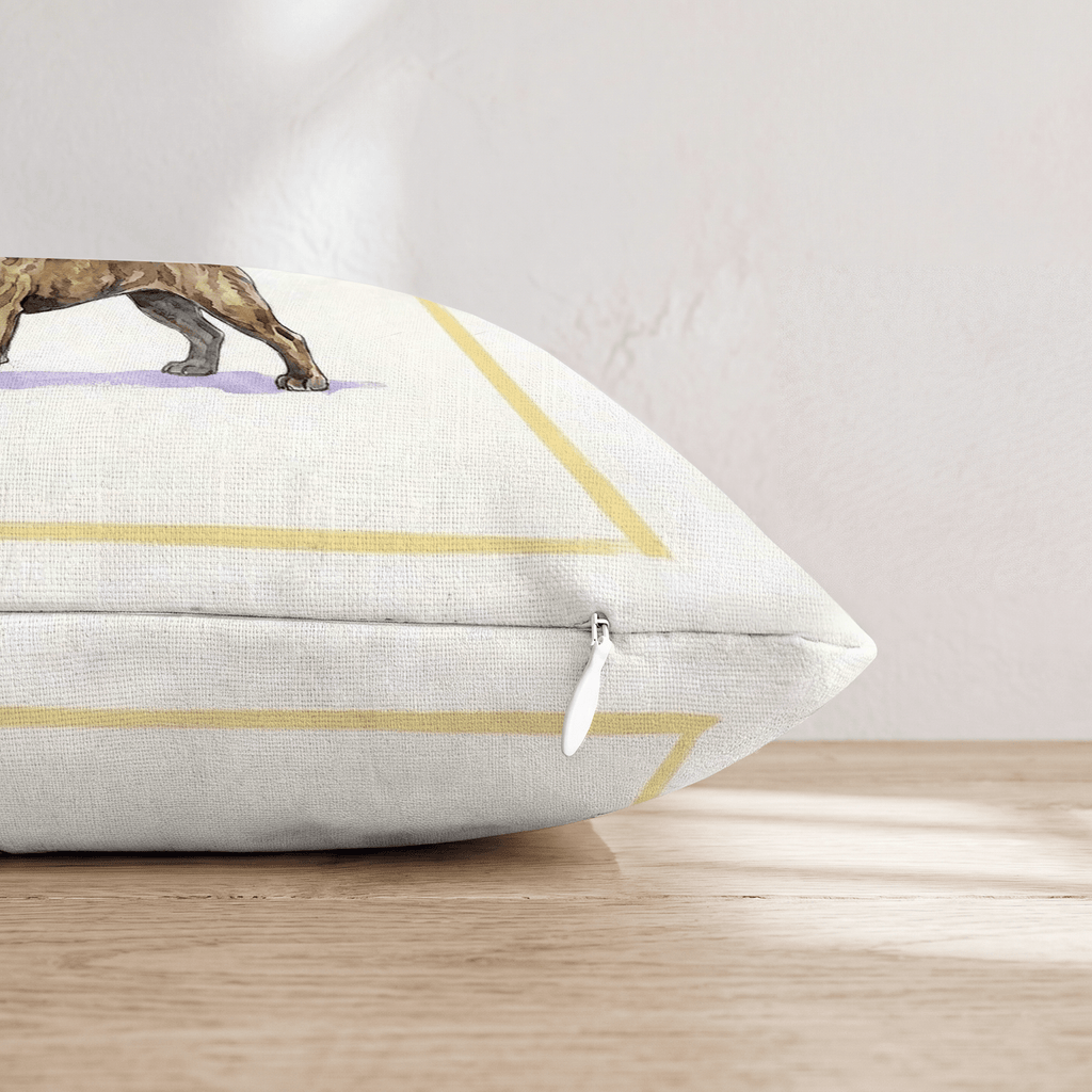 Frenchie Matcha Throw Pillow - Hillcroft Home