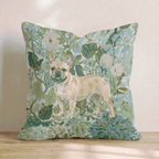 Frenchie Power Throw Pillow - Hillcroft Home