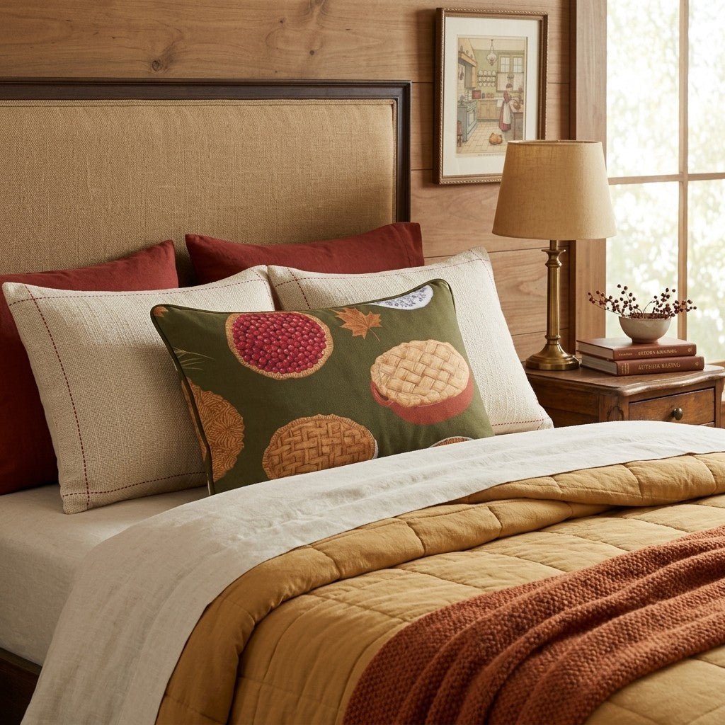 Fresh Pie & China Throw Pillow - Hillcroft Home