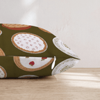 Fresh Pie & China Throw Pillow - Hillcroft Home