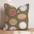 Fresh Pie & China Throw Pillow - Hillcroft Home