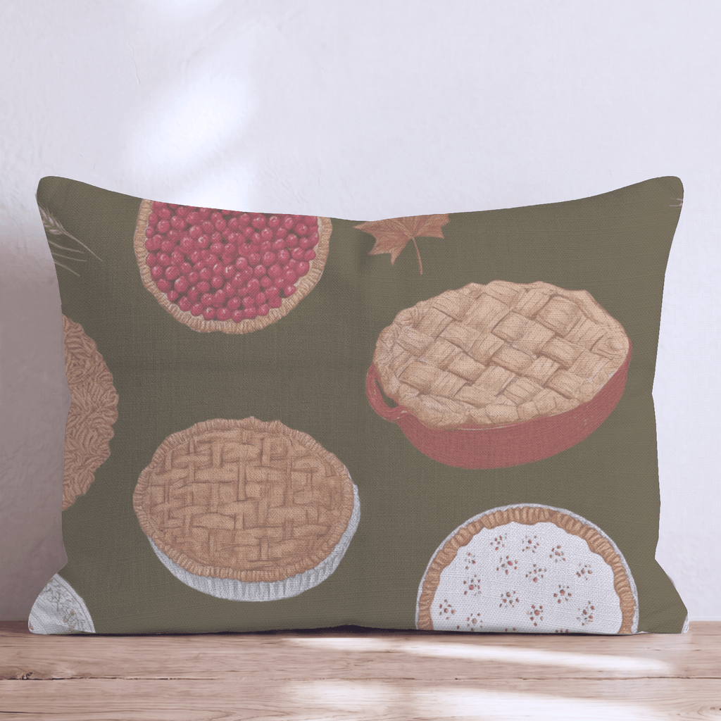 Fresh Pie & China Throw Pillow - Hillcroft Home