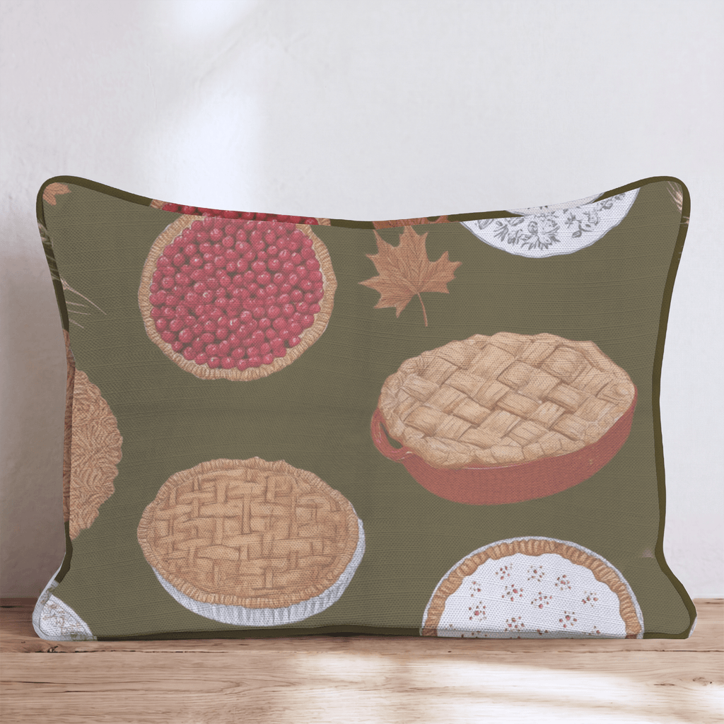 Fresh Pie & China Throw Pillow - Hillcroft Home