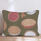 Fresh Pie & China Throw Pillow - Hillcroft Home
