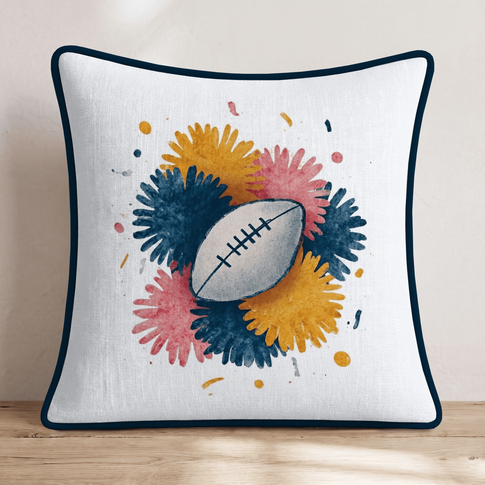 Friday Night Spirit Throw Pillow - Hillcroft Home