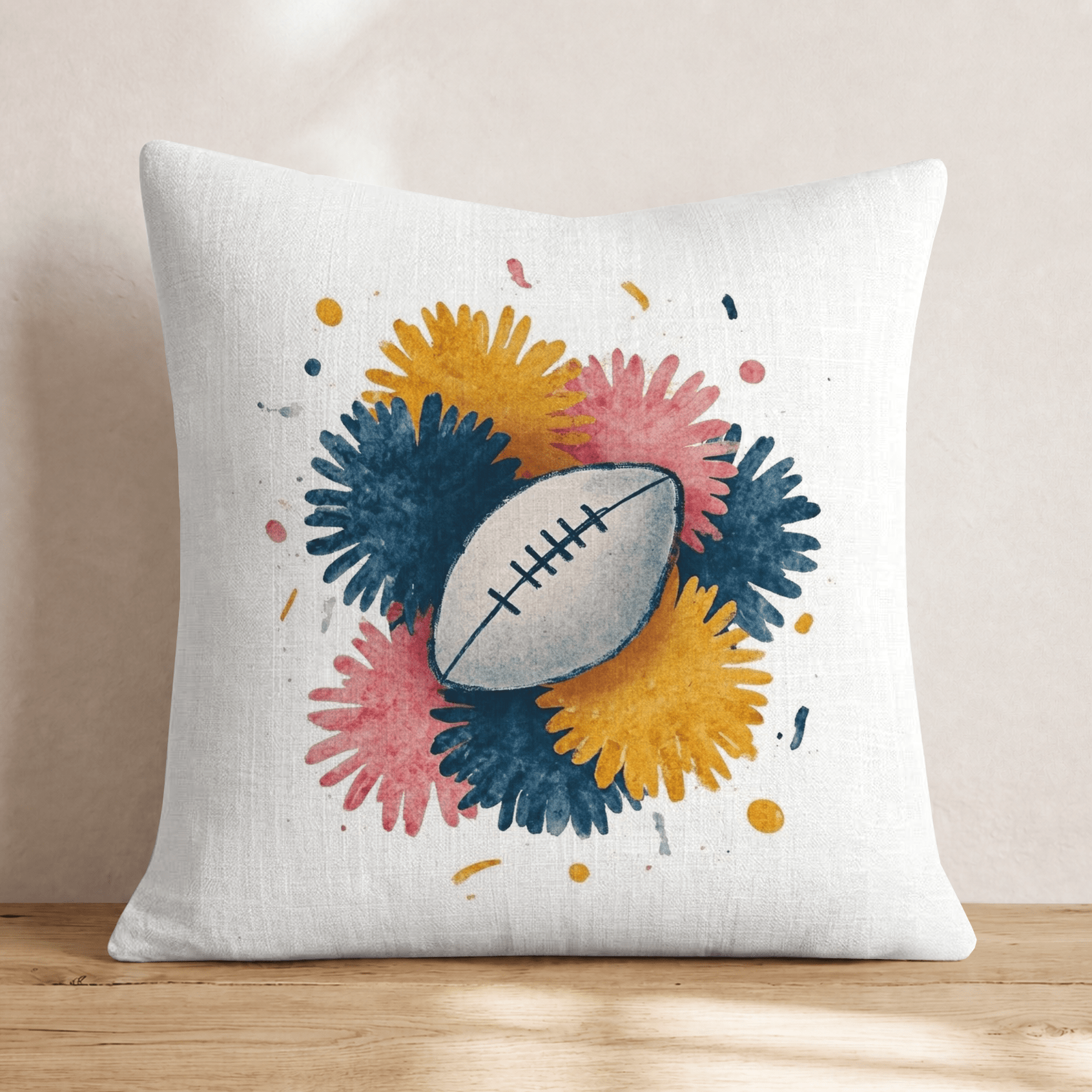 Friday Night Spirit Throw Pillow - Hillcroft Home