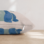 Friendly Blue Dragon Throw Pillow - Hillcroft Home