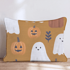 Friendly Ghost Patch Throw Pillow - Hillcroft Home