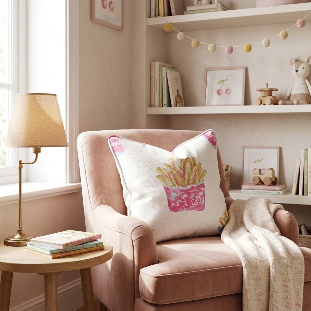 Fries Before Guys Throw Pillow - Hillcroft Home