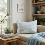 From Above Toile Throw Pillow - Hillcroft Home