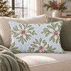 Frosted Evergreen Throw Pillow throw pillow - Hillcroft Home
