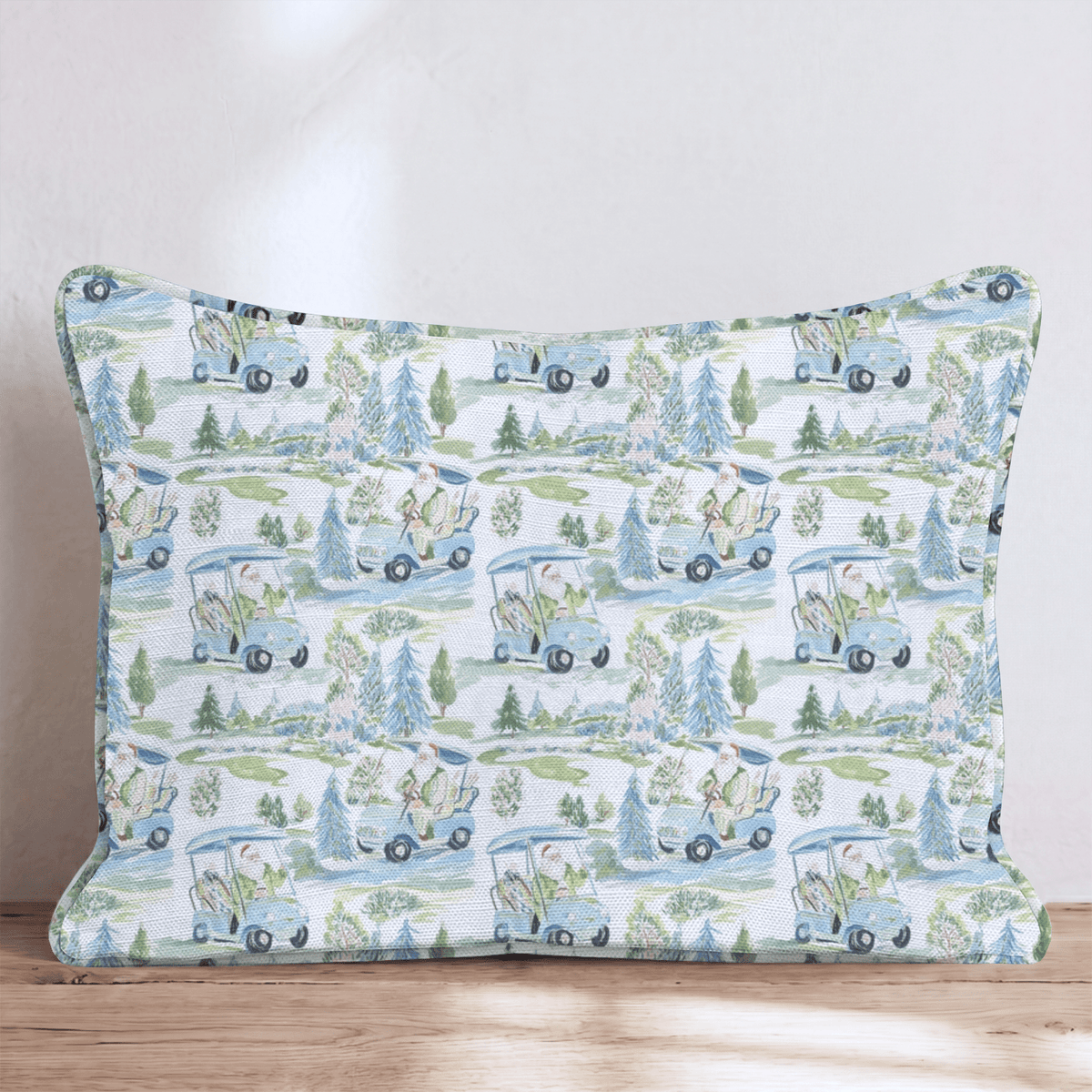 Frosted Golf Course Throw Pillow throw pillow - Hillcroft Home