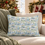 Frosted Golf Course Throw Pillow throw pillow - Hillcroft Home