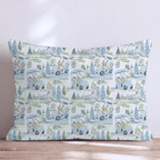 Frosted Golf Course Throw Pillow throw pillow - Hillcroft Home