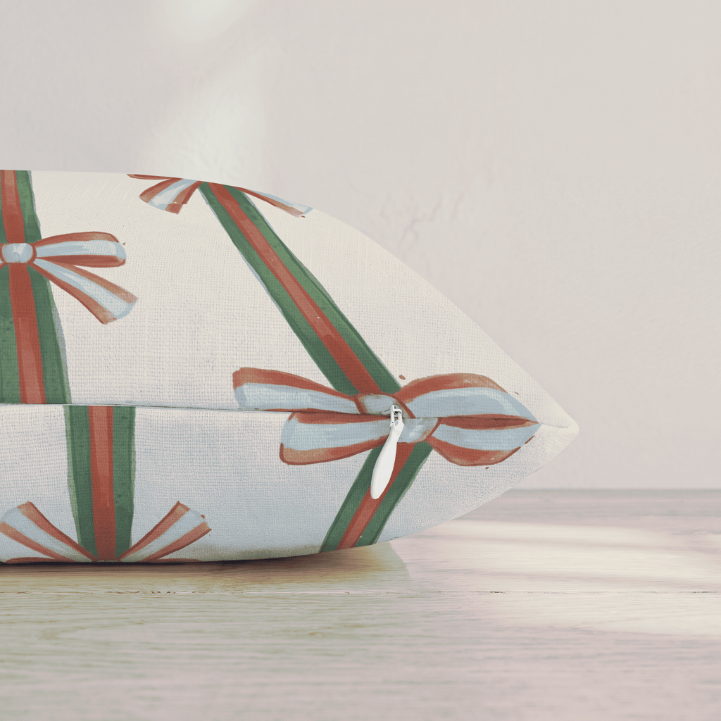 Frosted Ribbon Throw Pillow throw pillow - Hillcroft Home