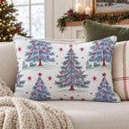 Frosted Spruce Throw Pillow throw pillow - Hillcroft Home