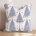 Frosted Spruce Throw Pillow throw pillow - Hillcroft Home