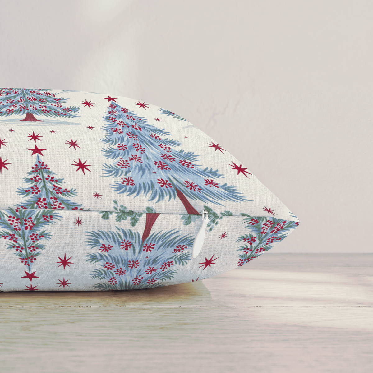 Frosted Spruce Throw Pillow throw pillow - Hillcroft Home