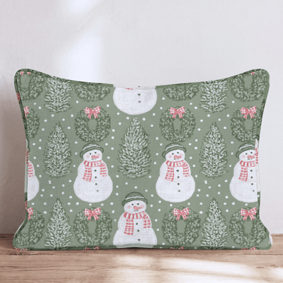 Frosty Friends Throw Pillow throw pillow - Hillcroft Home