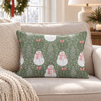 Frosty Friends Throw Pillow throw pillow - Hillcroft Home