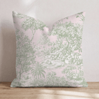 Fruitful Toile Throw Pillow - Hillcroft Home