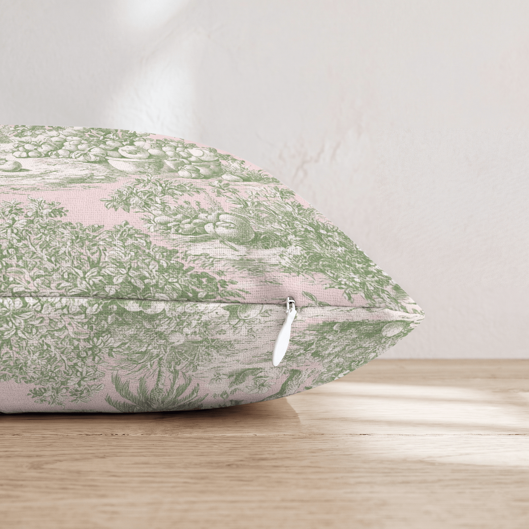 Fruitful Toile Throw Pillow - Hillcroft Home