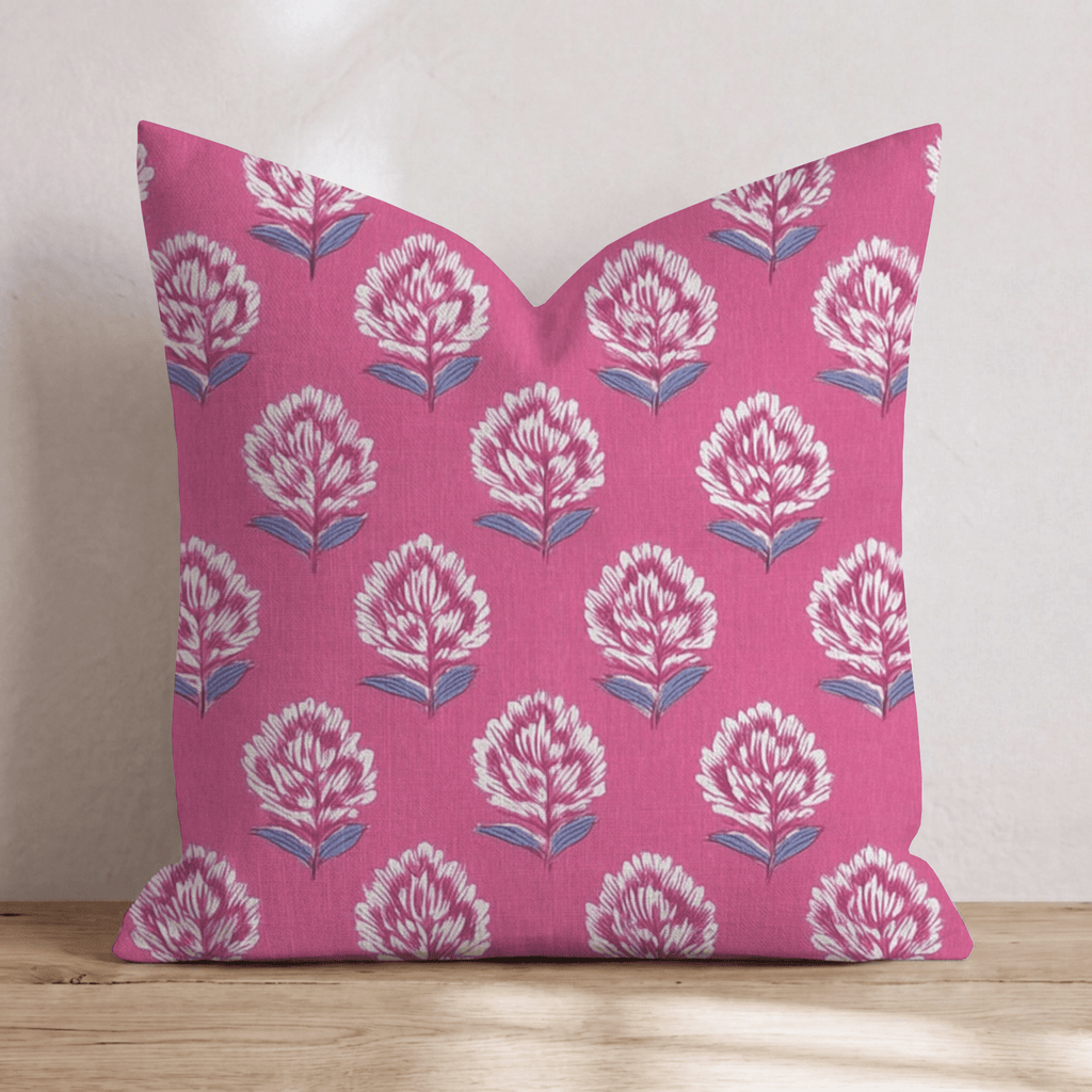 Fuchsia Fashion Throw Pillow - Hillcroft Home