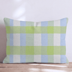 Full Bloom Gingham Throw Pillow - Hillcroft Home