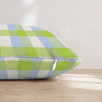 Full Bloom Gingham Throw Pillow - Hillcroft Home