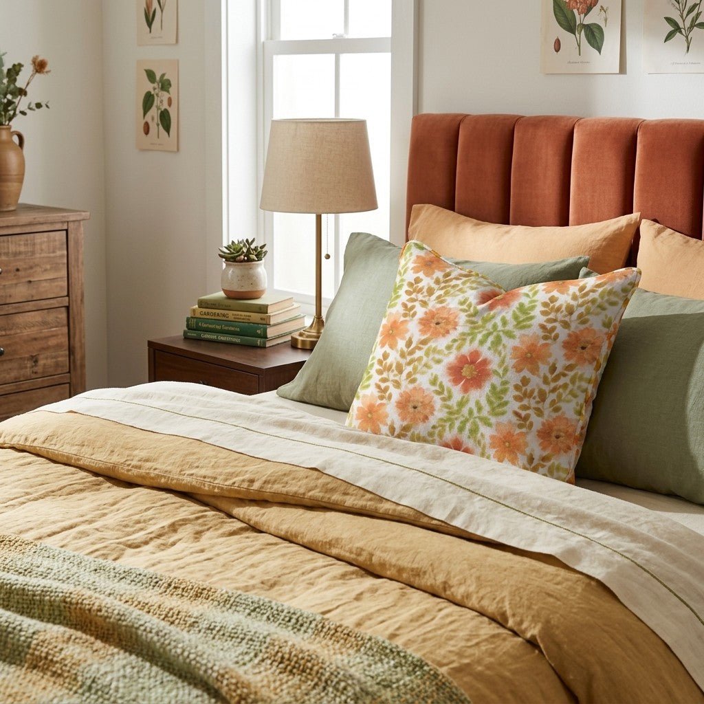 Full Daisy Ditsy Throw Pillow - Hillcroft Home