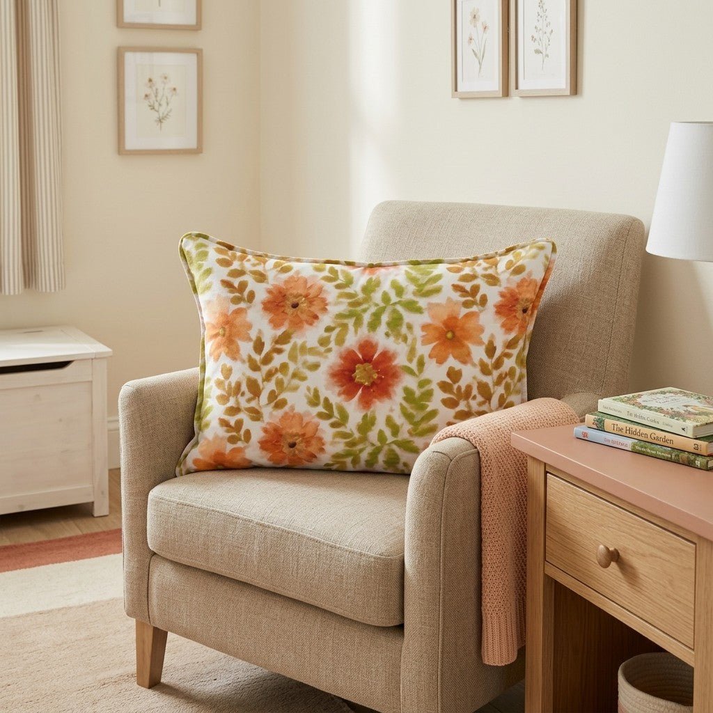 Full Daisy Ditsy Throw Pillow - Hillcroft Home