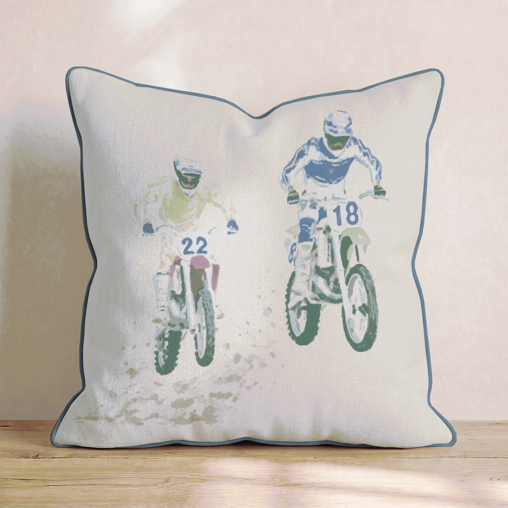 Full Throttle Throw Pillow - Hillcroft Home