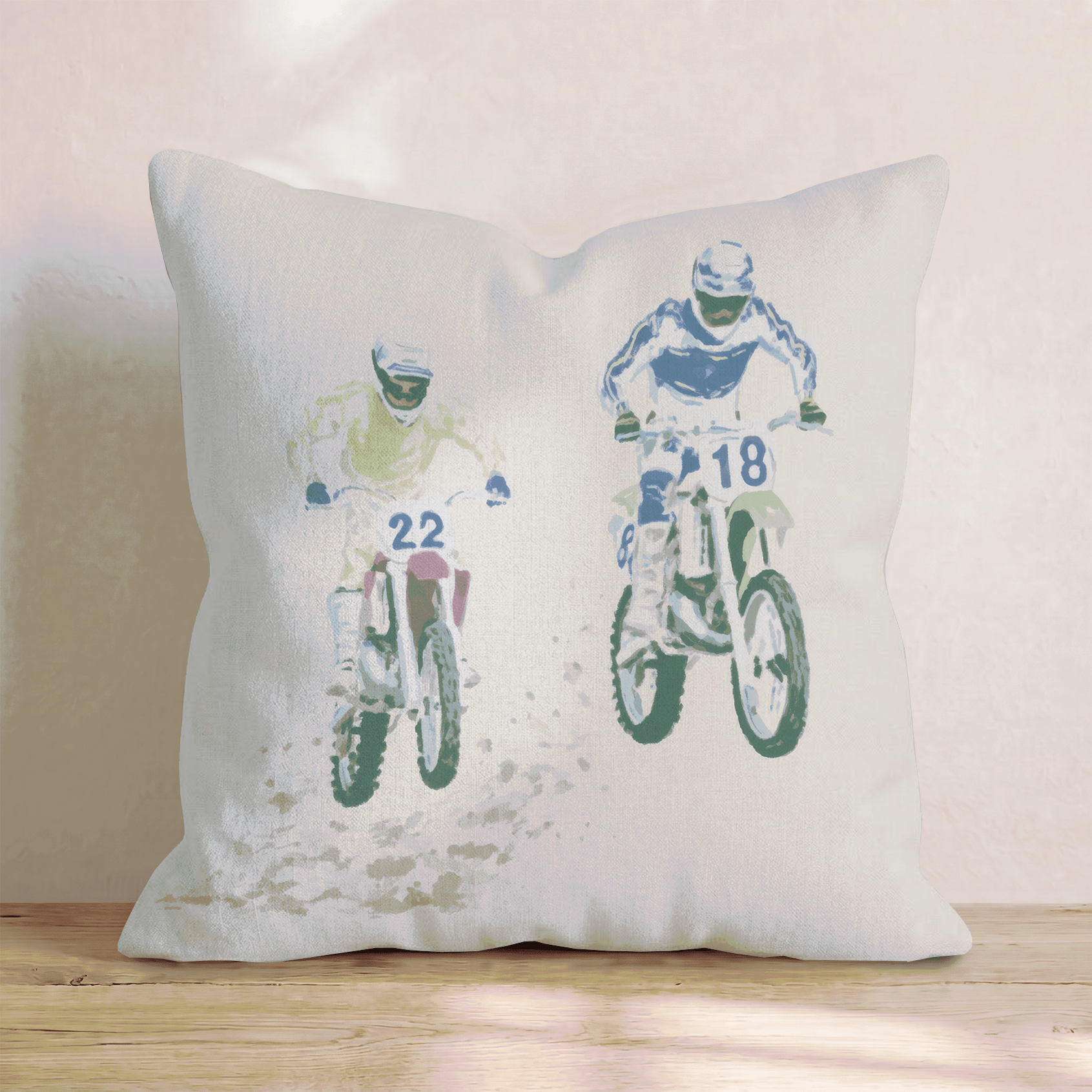 Full Throttle Throw Pillow - Hillcroft Home
