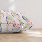 Fun Champagne Bottles Throw Pillow - Hillcroft Home