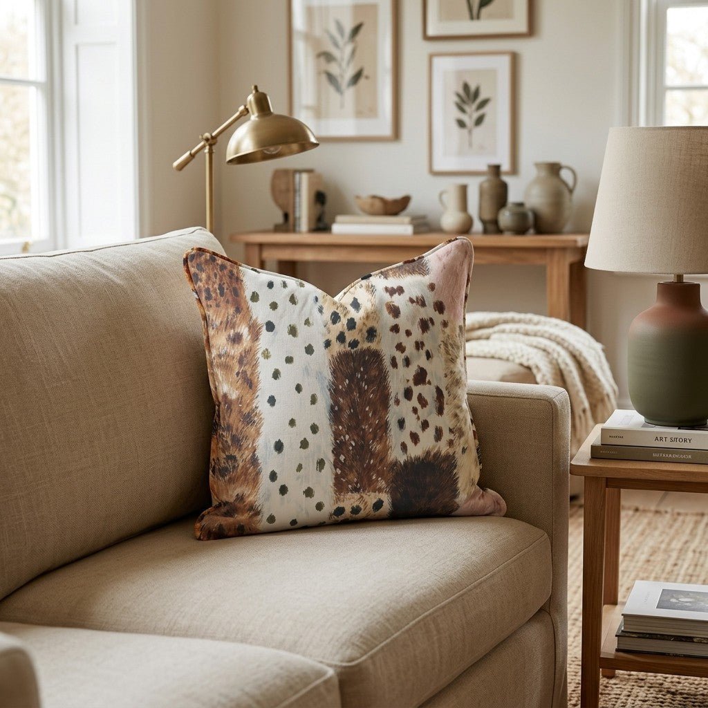 Fur Galore Throw Pillow - Hillcroft Home
