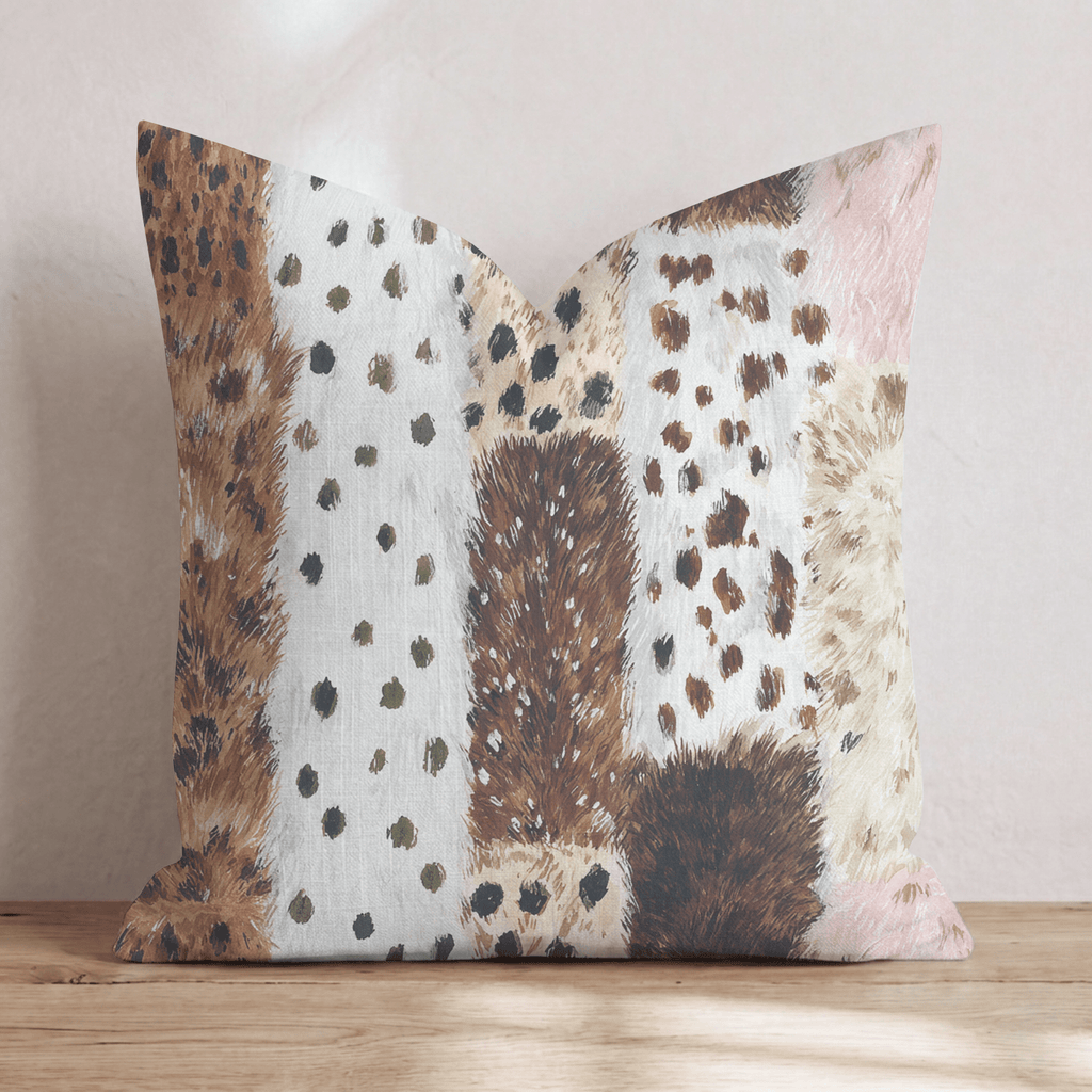 Fur Galore Throw Pillow - Hillcroft Home